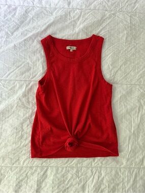 Light weight Madewell front tie tank